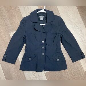 Ann Taylor Women virgin wool blend 3/4 Sleeve Blazer Jacket